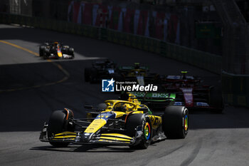 2024-05-26 - 81 PIASTRI Oscar (aus), McLaren F1 Team MCL38, action during the Formula 1 Grand Prix de Monaco 2024, 8th round of the 2024 Formula One World Championship from May 23 to 26, 2024 on the Circuit de Monaco, in Monaco - F1 - MONACO GRAND PRIX 2024 - FORMULA 1 - MOTORS