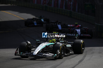 2024-05-26 - 44 HAMILTON Lewis (gbr), Mercedes AMG F1 Team W15, action during the Formula 1 Grand Prix de Monaco 2024, 8th round of the 2024 Formula One World Championship from May 23 to 26, 2024 on the Circuit de Monaco, in Monaco - F1 - MONACO GRAND PRIX 2024 - FORMULA 1 - MOTORS