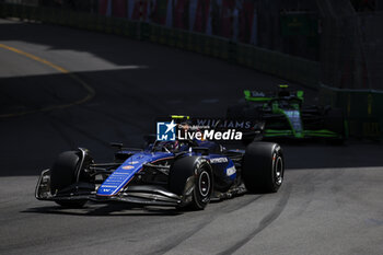 2024-05-26 - 02 SARGEANT Logan (usa), Williams Racing FW46, action during the Formula 1 Grand Prix de Monaco 2024, 8th round of the 2024 Formula One World Championship from May 23 to 26, 2024 on the Circuit de Monaco, in Monaco - F1 - MONACO GRAND PRIX 2024 - FORMULA 1 - MOTORS