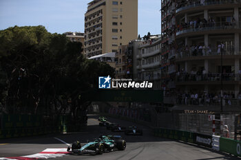 2024-05-26 - 18 STROLL Lance (can), Aston Martin F1 Team AMR24, action during the Formula 1 Grand Prix de Monaco 2024, 8th round of the 2024 Formula One World Championship from May 23 to 26, 2024 on the Circuit de Monaco, in Monaco - F1 - MONACO GRAND PRIX 2024 - FORMULA 1 - MOTORS