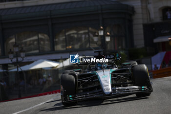 2024-05-26 - 63 RUSSELL George (gbr), Mercedes AMG F1 Team W15, action during the Formula 1 Grand Prix de Monaco 2024, 8th round of the 2024 Formula One World Championship from May 23 to 26, 2024 on the Circuit de Monaco, in Monaco - F1 - MONACO GRAND PRIX 2024 - FORMULA 1 - MOTORS