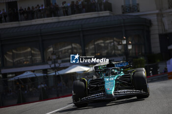 2024-05-26 - 18 STROLL Lance (can), Aston Martin F1 Team AMR24, action during the Formula 1 Grand Prix de Monaco 2024, 8th round of the 2024 Formula One World Championship from May 23 to 26, 2024 on the Circuit de Monaco, in Monaco - F1 - MONACO GRAND PRIX 2024 - FORMULA 1 - MOTORS