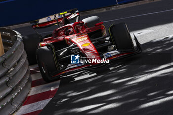 2024-05-26 - 55 SAINZ Carlos (spa), Scuderia Ferrari SF-24, action during the Formula 1 Grand Prix de Monaco 2024, 8th round of the 2024 Formula One World Championship from May 23 to 26, 2024 on the Circuit de Monaco, in Monaco - F1 - MONACO GRAND PRIX 2024 - FORMULA 1 - MOTORS