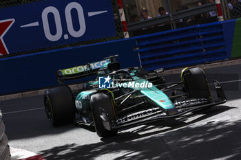 2024-05-26 - 18 STROLL Lance (can), Aston Martin F1 Team AMR24, action during the Formula 1 Grand Prix de Monaco 2024, 8th round of the 2024 Formula One World Championship from May 23 to 26, 2024 on the Circuit de Monaco, in Monaco - F1 - MONACO GRAND PRIX 2024 - FORMULA 1 - MOTORS