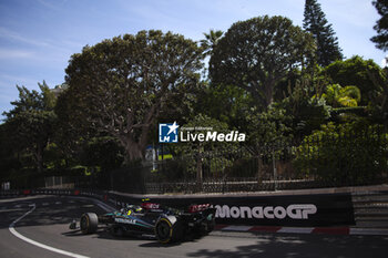 2024-05-26 - 44 HAMILTON Lewis (gbr), Mercedes AMG F1 Team W15, action during the Formula 1 Grand Prix de Monaco 2024, 8th round of the 2024 Formula One World Championship from May 23 to 26, 2024 on the Circuit de Monaco, in Monaco - F1 - MONACO GRAND PRIX 2024 - FORMULA 1 - MOTORS