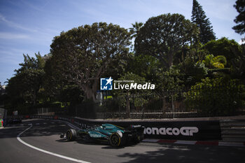 2024-05-26 - 18 STROLL Lance (can), Aston Martin F1 Team AMR24, action during the Formula 1 Grand Prix de Monaco 2024, 8th round of the 2024 Formula One World Championship from May 23 to 26, 2024 on the Circuit de Monaco, in Monaco - F1 - MONACO GRAND PRIX 2024 - FORMULA 1 - MOTORS