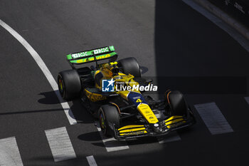 2024-05-26 - 04 NORRIS Lando (gbr), McLaren F1 Team MCL38, action during the Formula 1 Grand Prix de Monaco 2024, 8th round of the 2024 Formula One World Championship from May 23 to 26, 2024 on the Circuit de Monaco, in Monaco - F1 - MONACO GRAND PRIX 2024 - FORMULA 1 - MOTORS