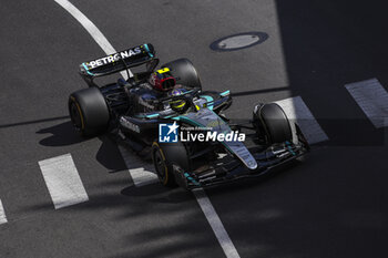 2024-05-26 - 44 HAMILTON Lewis (gbr), Mercedes AMG F1 Team W15, action during the Formula 1 Grand Prix de Monaco 2024, 8th round of the 2024 Formula One World Championship from May 23 to 26, 2024 on the Circuit de Monaco, in Monaco - F1 - MONACO GRAND PRIX 2024 - FORMULA 1 - MOTORS