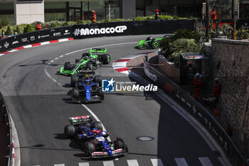 2024-05-26 - 03 RICCIARDO Daniel (aus), Visa Cash App RB F1 Team VCARB 01, action and 02 SARGEANT Logan (usa), Williams Racing FW46, action during the Formula 1 Grand Prix de Monaco 2024, 8th round of the 2024 Formula One World Championship from May 23 to 26, 2024 on the Circuit de Monaco, in Monaco - F1 - MONACO GRAND PRIX 2024 - FORMULA 1 - MOTORS