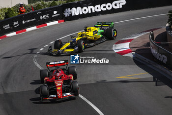 2024-05-26 - 16 LECLERC Charles (mco), Scuderia Ferrari SF-24, action and 04 NORRIS Lando (gbr), McLaren F1 Team MCL38, action during the Formula 1 Grand Prix de Monaco 2024, 8th round of the 2024 Formula One World Championship from May 23 to 26, 2024 on the Circuit de Monaco, in Monaco - F1 - MONACO GRAND PRIX 2024 - FORMULA 1 - MOTORS