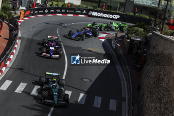 2024-05-26 - 14 ALONSO Fernando (spa), Aston Martin F1 Team AMR24, action during the Formula 1 Grand Prix de Monaco 2024, 8th round of the 2024 Formula One World Championship from May 23 to 26, 2024 on the Circuit de Monaco, in Monaco - F1 - MONACO GRAND PRIX 2024 - FORMULA 1 - MOTORS