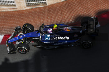 2024-05-26 - 02 SARGEANT Logan (usa), Williams Racing FW46, action during the Formula 1 Grand Prix de Monaco 2024, 8th round of the 2024 Formula One World Championship from May 23 to 26, 2024 on the Circuit de Monaco, in Monaco - F1 - MONACO GRAND PRIX 2024 - FORMULA 1 - MOTORS