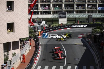 2024-05-26 - 16 LECLERC Charles (mco), Scuderia Ferrari SF-24, action and 04 NORRIS Lando (gbr), McLaren F1 Team MCL38, action during the Formula 1 Grand Prix de Monaco 2024, 8th round of the 2024 Formula One World Championship from May 23 to 26, 2024 on the Circuit de Monaco, in Monaco - F1 - MONACO GRAND PRIX 2024 - FORMULA 1 - MOTORS