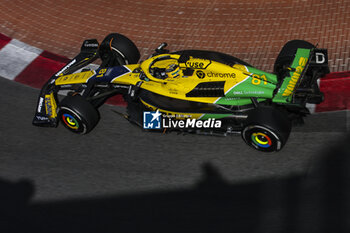 2024-05-26 - 81 PIASTRI Oscar (aus), McLaren F1 Team MCL38, action during the Formula 1 Grand Prix de Monaco 2024, 8th round of the 2024 Formula One World Championship from May 23 to 26, 2024 on the Circuit de Monaco, in Monaco - F1 - MONACO GRAND PRIX 2024 - FORMULA 1 - MOTORS