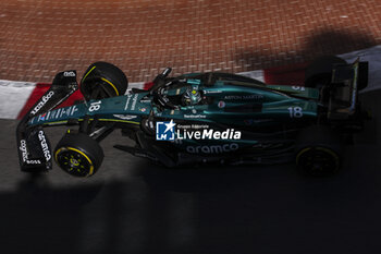 2024-05-26 - 18 STROLL Lance (can), Aston Martin F1 Team AMR24, action during the Formula 1 Grand Prix de Monaco 2024, 8th round of the 2024 Formula One World Championship from May 23 to 26, 2024 on the Circuit de Monaco, in Monaco - F1 - MONACO GRAND PRIX 2024 - FORMULA 1 - MOTORS