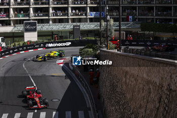 2024-05-26 - 16 LECLERC Charles (mco), Scuderia Ferrari SF-24, action and 04 NORRIS Lando (gbr), McLaren F1 Team MCL38, action during the Formula 1 Grand Prix de Monaco 2024, 8th round of the 2024 Formula One World Championship from May 23 to 26, 2024 on the Circuit de Monaco, in Monaco - F1 - MONACO GRAND PRIX 2024 - FORMULA 1 - MOTORS