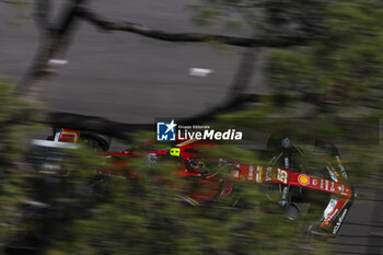 2024-05-26 - 55 SAINZ Carlos (spa), Scuderia Ferrari SF-24, action during the Formula 1 Grand Prix de Monaco 2024, 8th round of the 2024 Formula One World Championship from May 23 to 26, 2024 on the Circuit de Monaco, in Monaco - F1 - MONACO GRAND PRIX 2024 - FORMULA 1 - MOTORS