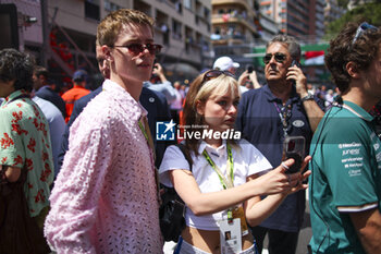 2024-05-26 - Felicia Maxime and Edvin Ryding, actors during the Formula 1 Grand Prix de Monaco 2024, 8th round of the 2024 Formula One World Championship from May 23 to 26, 2024 on the Circuit de Monaco, in Monaco - F1 - MONACO GRAND PRIX 2024 - FORMULA 1 - MOTORS