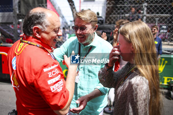 2024-05-26 - HAKKINEN Mika, with VASSEUR Frédéric (fra), Team Principal & General Manager of the Scuderia Ferrari, portrait during the Formula 1 Grand Prix de Monaco 2024, 8th round of the 2024 Formula One World Championship from May 23 to 26, 2024 on the Circuit de Monaco, in Monaco - F1 - MONACO GRAND PRIX 2024 - FORMULA 1 - MOTORS