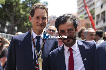 2024-05-26 - ELKANN John (ita), Ferrari President, portrait and BEN SULAYEM Mohammed (uae), President of the FIA, portrait during the Formula 1 Grand Prix de Monaco 2024, 8th round of the 2024 Formula One World Championship from May 23 to 26, 2024 on the Circuit de Monaco, in Monaco - F1 - MONACO GRAND PRIX 2024 - FORMULA 1 - MOTORS