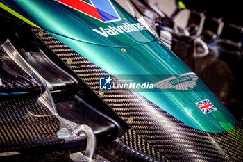 2024-06-05 - PitLan Aston Martin Aramco F1 Team nosecone
during Formula 1 Aws Grand Prix du Canada 2024, Montreal, Quebec, Canada, from Jun 6th to 9th - Rounfd 9 of 24 of 2024 F1 World Championship - FORMULA 1 AWS GRAND PRIX DU CANADA 2024 - FORMULA 1 - MOTORS