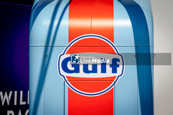 2024-06-05 - gulf logo Williams Racing nosecone in itLane - 
during Formula 1 Aws Grand Prix du Canada 2024, Montreal, Quebec, Canada, from Jun 6th to 9th - Rounfd 9 of 24 of 2024 F1 World Championship - FORMULA 1 AWS GRAND PRIX DU CANADA 2024 - FORMULA 1 - MOTORS