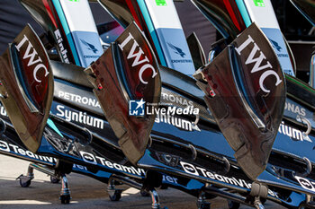 2024-06-05 - Mercedes-AMG Petronas F1 Team nosecones and front wings in PitLane - 
during Formula 1 Aws Grand Prix du Canada 2024, Montreal, Quebec, Canada, from Jun 6th to 9th - Rounfd 9 of 24 of 2024 F1 World Championship - FORMULA 1 AWS GRAND PRIX DU CANADA 2024 - FORMULA 1 - MOTORS