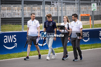 2024-06-06 - SARGEANT Logan (usa), Williams Racing FW46, portrait during the Formula 1 AWS Grand Prix du Canada 2024, 9th round of the 2024 Formula One World Championship from June 07 to 09, 2024 on the Circuit Gilles Villeneuve, in Montréal, Canada - F1 - CANADIAN GRAND PRIX 2024 - FORMULA 1 - MOTORS