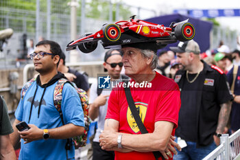 2024-06-06 - Ferrari fans is seen during the Formula 1 AWS Grand Prix du Canada 2024, 9th round of the 2024 Formula One World Championship from June 07 to 09, 2024 on the Circuit Gilles Villeneuve, in Montréal, Canada - F1 - CANADIAN GRAND PRIX 2024 - FORMULA 1 - MOTORS