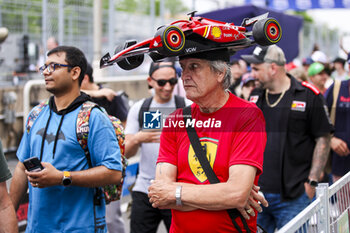 2024-06-06 - Ferrari fans is seen during the Formula 1 AWS Grand Prix du Canada 2024, 9th round of the 2024 Formula One World Championship from June 07 to 09, 2024 on the Circuit Gilles Villeneuve, in Montréal, Canada - F1 - CANADIAN GRAND PRIX 2024 - FORMULA 1 - MOTORS