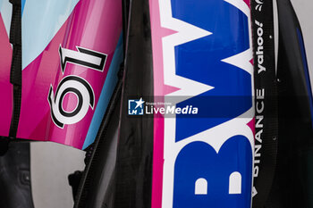 2024-06-06 - Alpine F1 Team A524, mechanical detail engine cover during the Formula 1 AWS Grand Prix du Canada 2024, 9th round of the 2024 Formula One World Championship from June 07 to 09, 2024 on the Circuit Gilles Villeneuve, in Montréal, Canada - F1 - CANADIAN GRAND PRIX 2024 - FORMULA 1 - MOTORS