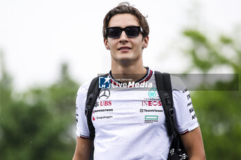 2024-06-06 - RUSSELL George (gbr), Mercedes AMG F1 Team W15, portrait during the Formula 1 AWS Grand Prix du Canada 2024, 9th round of the 2024 Formula One World Championship from June 07 to 09, 2024 on the Circuit Gilles Villeneuve, in Montréal, Canada - F1 - CANADIAN GRAND PRIX 2024 - FORMULA 1 - MOTORS