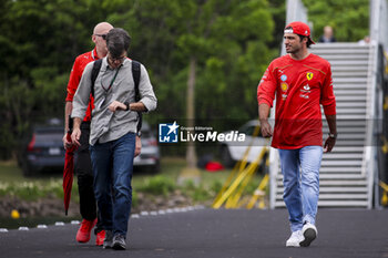 2024-06-06 - SAINZ Carlos (spa), Scuderia Ferrari SF-24, portrait during the Formula 1 AWS Grand Prix du Canada 2024, 9th round of the 2024 Formula One World Championship from June 07 to 09, 2024 on the Circuit Gilles Villeneuve, in Montréal, Canada - F1 - CANADIAN GRAND PRIX 2024 - FORMULA 1 - MOTORS