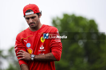 2024-06-06 - SAINZ Carlos (spa), Scuderia Ferrari SF-24, portrait during the Formula 1 AWS Grand Prix du Canada 2024, 9th round of the 2024 Formula One World Championship from June 07 to 09, 2024 on the Circuit Gilles Villeneuve, in Montréal, Canada - F1 - CANADIAN GRAND PRIX 2024 - FORMULA 1 - MOTORS