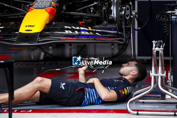 2024-06-06 - Red Bull Racing RB20, mechanical detail during the Formula 1 AWS Grand Prix du Canada 2024, 9th round of the 2024 Formula One World Championship from June 07 to 09, 2024 on the Circuit Gilles Villeneuve, in Montréal, Canada - F1 - CANADIAN GRAND PRIX 2024 - FORMULA 1 - MOTORS