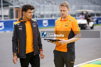 2024-06-06 - NORRIS Lando (gbr), McLaren F1 Team MCL38, portrait during the Formula 1 AWS Grand Prix du Canada 2024, 9th round of the 2024 Formula One World Championship from June 07 to 09, 2024 on the Circuit Gilles Villeneuve, in Montréal, Canada - F1 - CANADIAN GRAND PRIX 2024 - FORMULA 1 - MOTORS