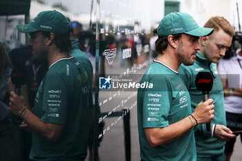 2024-06-06 - ALONSO Fernando (spa), Aston Martin F1 Team AMR24, portrait during the Formula 1 AWS Grand Prix du Canada 2024, 9th round of the 2024 Formula One World Championship from June 07 to 09, 2024 on the Circuit Gilles Villeneuve, in Montréal, Canada - F1 - CANADIAN GRAND PRIX 2024 - FORMULA 1 - MOTORS