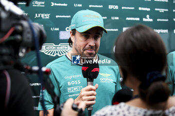 2024-06-06 - ALONSO Fernando (spa), Aston Martin F1 Team AMR24, portrait during the Formula 1 AWS Grand Prix du Canada 2024, 9th round of the 2024 Formula One World Championship from June 07 to 09, 2024 on the Circuit Gilles Villeneuve, in Montréal, Canada - F1 - CANADIAN GRAND PRIX 2024 - FORMULA 1 - MOTORS