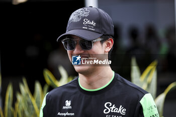 2024-06-06 - ZHOU Guanyu (chi), Stake F1 Team Kick Sauber C44, portrait during the Formula 1 AWS Grand Prix du Canada 2024, 9th round of the 2024 Formula One World Championship from June 07 to 09, 2024 on the Circuit Gilles Villeneuve, in Montréal, Canada - F1 - CANADIAN GRAND PRIX 2024 - FORMULA 1 - MOTORS