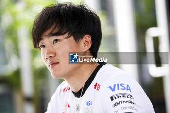 2024-06-06 - TSUNODA Yuki (jap), Visa Cash App RB F1 Team VCARB 01, portrait during the Formula 1 AWS Grand Prix du Canada 2024, 9th round of the 2024 Formula One World Championship from June 07 to 09, 2024 on the Circuit Gilles Villeneuve, in Montréal, Canada - F1 - CANADIAN GRAND PRIX 2024 - FORMULA 1 - MOTORS