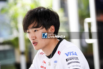 2024-06-06 - TSUNODA Yuki (jap), Visa Cash App RB F1 Team VCARB 01, portrait during the Formula 1 AWS Grand Prix du Canada 2024, 9th round of the 2024 Formula One World Championship from June 07 to 09, 2024 on the Circuit Gilles Villeneuve, in Montréal, Canada - F1 - CANADIAN GRAND PRIX 2024 - FORMULA 1 - MOTORS