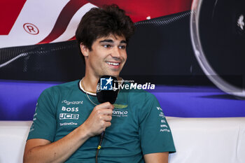 2024-06-06 - STROLL Lance (can), Aston Martin F1 Team AMR24, portrait during the Formula 1 AWS Grand Prix du Canada 2024, 9th round of the 2024 Formula One World Championship from June 07 to 09, 2024 on the Circuit Gilles Villeneuve, in Montréal, Canada - F1 - CANADIAN GRAND PRIX 2024 - FORMULA 1 - MOTORS