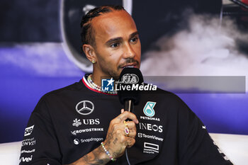 2024-06-06 - HAMILTON Lewis (gbr), Mercedes AMG F1 Team W15, portrait during the Formula 1 AWS Grand Prix du Canada 2024, 9th round of the 2024 Formula One World Championship from June 07 to 09, 2024 on the Circuit Gilles Villeneuve, in Montréal, Canada - F1 - CANADIAN GRAND PRIX 2024 - FORMULA 1 - MOTORS