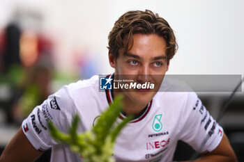 2024-06-06 - RUSSELL George (gbr), Mercedes AMG F1 Team W15, portrait during the Formula 1 AWS Grand Prix du Canada 2024, 9th round of the 2024 Formula One World Championship from June 07 to 09, 2024 on the Circuit Gilles Villeneuve, in Montréal, Canada - F1 - CANADIAN GRAND PRIX 2024 - FORMULA 1 - MOTORS