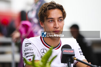 2024-06-06 - RUSSELL George (gbr), Mercedes AMG F1 Team W15, portrait during the Formula 1 AWS Grand Prix du Canada 2024, 9th round of the 2024 Formula One World Championship from June 07 to 09, 2024 on the Circuit Gilles Villeneuve, in Montréal, Canada - F1 - CANADIAN GRAND PRIX 2024 - FORMULA 1 - MOTORS