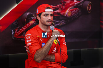 2024-06-06 - SAINZ Carlos (spa), Scuderia Ferrari SF-24, portrait during the Formula 1 AWS Grand Prix du Canada 2024, 9th round of the 2024 Formula One World Championship from June 07 to 09, 2024 on the Circuit Gilles Villeneuve, in Montréal, Canada - F1 - CANADIAN GRAND PRIX 2024 - FORMULA 1 - MOTORS