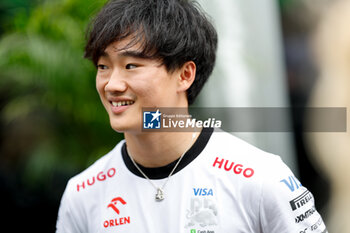 2024-06-06 - TSUNODA Yuki (jap), Visa Cash App RB F1 Team VCARB 01, portrait during the Formula 1 AWS Grand Prix du Canada 2024, 9th round of the 2024 Formula One World Championship from June 07 to 09, 2024 on the Circuit Gilles Villeneuve, in Montréal, Canada - F1 - CANADIAN GRAND PRIX 2024 - FORMULA 1 - MOTORS