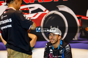 2024-06-06 - GASLY Pierre (fra), Alpine F1 Team A524, portrait during the Formula 1 AWS Grand Prix du Canada 2024, 9th round of the 2024 Formula One World Championship from June 07 to 09, 2024 on the Circuit Gilles Villeneuve, in Montréal, Canada - F1 - CANADIAN GRAND PRIX 2024 - FORMULA 1 - MOTORS