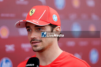 2024-06-06 - LECLERC Charles (mco), Scuderia Ferrari SF-24, portrait during the Formula 1 AWS Grand Prix du Canada 2024, 9th round of the 2024 Formula One World Championship from June 07 to 09, 2024 on the Circuit Gilles Villeneuve, in Montréal, Canada - F1 - CANADIAN GRAND PRIX 2024 - FORMULA 1 - MOTORS