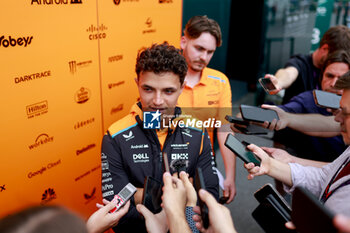 2024-06-06 - NORRIS Lando (gbr), McLaren F1 Team MCL38, portrait during the Formula 1 AWS Grand Prix du Canada 2024, 9th round of the 2024 Formula One World Championship from June 07 to 09, 2024 on the Circuit Gilles Villeneuve, in Montréal, Canada - F1 - CANADIAN GRAND PRIX 2024 - FORMULA 1 - MOTORS